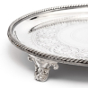 Elkington & Co Silver Plated 12" Salver with a Rope Style Border