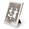 Silver Photo Frame with a Good Gauge Completely Plain Silver Border