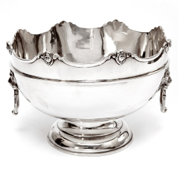 Edwardian William Hutton & Son Silver Monteith Style Bowl (c.1906)