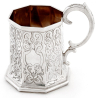 Early Victorian Octagonal Silver Christening Mug (1847)