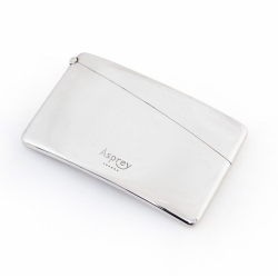 Curved Silver Card Case by...