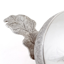 Victorian Roberts & Belk Acorn Shaped Silver Plated Spoon Warmer