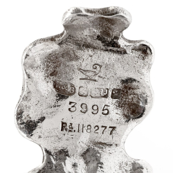 Victorian Roberts & Belk Acorn Shaped Silver Plated Spoon Warmer