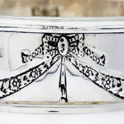 Edwardian Silver Bowl with Floral Swags