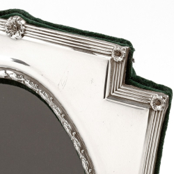 Large Edwardian Shaped Rectangular Silver Frame