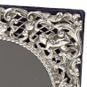 Edwardian Square Silver Frame Decorated with Cherubs and Scrolling Flowers