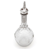 Victorian Silver Plated and Cut Glass Claret Jug with a Rope and Tassel Finial
