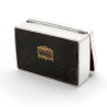 Simple Style Harrods Silver Cedar Lined Cigarette or Cigar Box