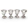 Victorian Novelty Silver Plated Egg Coddler with Four Egg Cups