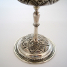 Victorian Silver Goblet Chased with a Pineapple and Floral Pattern