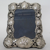 William Comyns Silver Photo Frame with Reynolds Angels