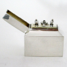 Antique Silver Edwardian Table Cigar Lighter