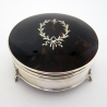 Antique Mappin & Webb Silver and Tortoiseshell Jewellery Box