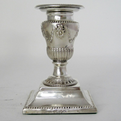Pair of Victorian 11.4cm (4.5") Silver Candlesticks