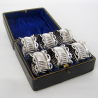 Boxed Set of Six Late Victorian Silver Plated Napkin Rings