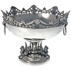 A Superb Quality Victorian Silver Plated Rose Bowl