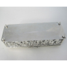 Decorative Electrotype Rectangular Silver Plated Jewellery or Trinket Box