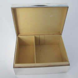 Smart Mappin & Webb Rectangular Silver Table Cigarette or Trinket Box