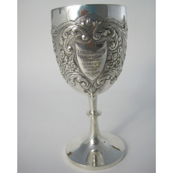 Edwardian Silver Goblet...