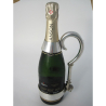 Unusual Late Victorian Silver Plated Champagne Bottle Holder (c.1900)
