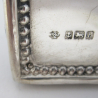 Unusual Shaped Edwardian Silver Photo Frame with Squared Off Corners