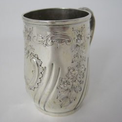 Good Quality Mappin & Webb Silver Christening Mug (1901)