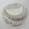 Antique Chester Silver Circular Jewellery or Trinket Box