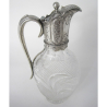 Horace Woodward & Co Victorian Silver and Cut Glass Claret Jug (1892)