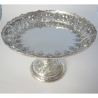 Late Victorian Walker & Hall Silver Plated Comport or Tazza