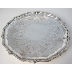 12" Victorian Silver Plated...