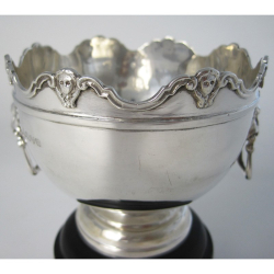 Chester Silver Miniature Monteith Bowl