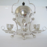 Victorian Silver Plated Egg Shaped Egg Boiler with Swing Handle (c.1895)