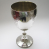 Impressive Large Victorian Silver Goblet or Trophy Cup