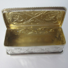 Victorian Chester Silver Box Decorated with Cherubs