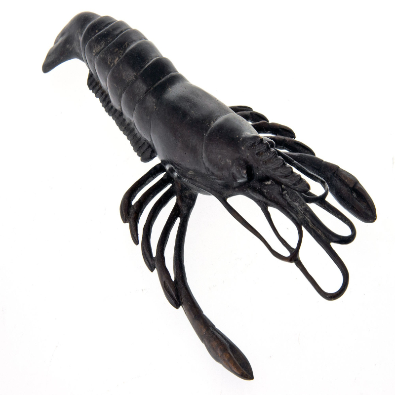 Modern Life Size Bronze Statue Model of a Crayfish