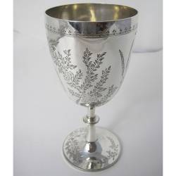 Victorian Silver Goblet or...
