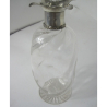 Late Victorian Chester Silver Neck Glass Decanter