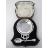 Good Quality Boxed Silver Porringer and Spoon Christening Set (1915)