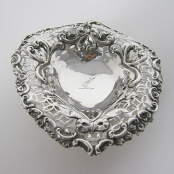Late Victorian Silver Heart...