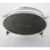 Smart Oval Edwardian Silver Jewellery or Trinket Box
