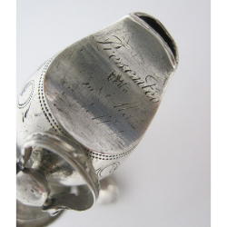 George III Peter & Ann Bateman Silver Childs Rattle with Coral Teething Stick