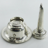 Good Quality Victorian Silver Plated Wine Funnel