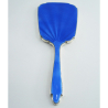 Charming Silver and Blue Guilloche Enamel Hand Mirror