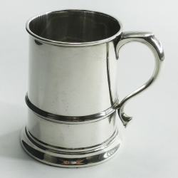 Plain Silver Christening Mug in George III Style (1925)