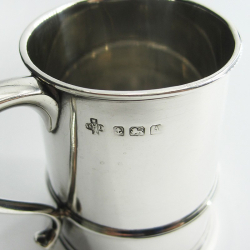 Plain Silver Christening Mug in George III Style
