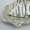 Pretty Late Victorian Silver Plated Toast Rack