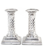 Antique Silver, Sterling Silver and Silver Plate Candlesticks