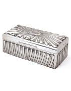 Antique Silver, Sterling Silver and Silver Plate Boxes