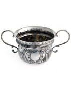 Antique Silver, Sterling Silver and Silver Plate Porringer Bowls